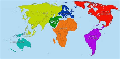 World Map With Countries In World Map Continents Continents And Images ...