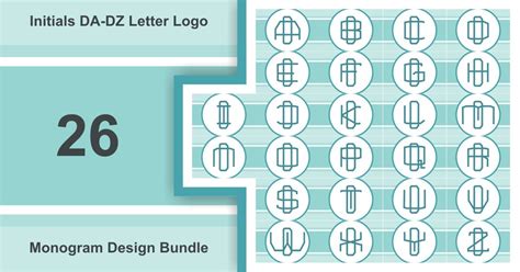 Letter D Monogram Logo Bundle Bundle · Creative Fabrica