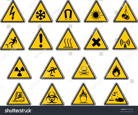 Safety Signs For Your Vector Work. - 2759604 : Shutterstock