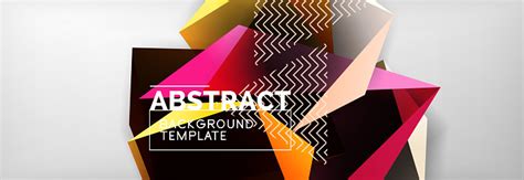 Dark Color Geometric Abstract Background 3d Shapes Stock Illustration ...