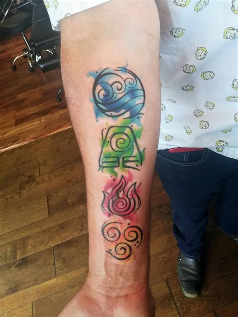 Elements from Avatar the Last Airbender. Matthew at Impulse Ink ...