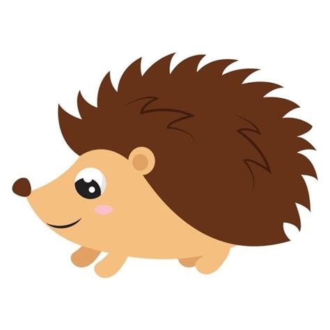 Baby Hedgehog Clipart Vector, Cute Baby Hedgehog Illustration Vector On ...