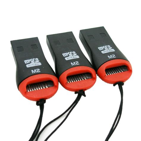 3 x USB 2.0 Micro SD Card Adapter Reader Writer SDHC MMC Micro Sd 2528c ...