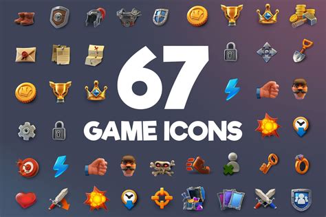 Game icon set | Icons ~ Creative Market