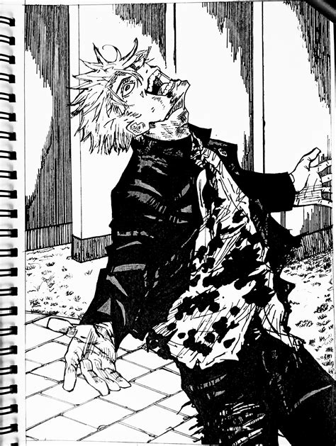 [ART] Made the gojo manga panel from jujutsu kaisen! : r/manga