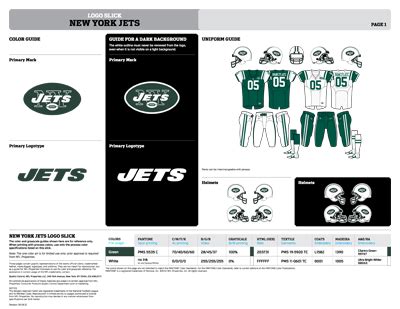 New York Jets Colors | Sports Teams Colors | U.S. Team Colors