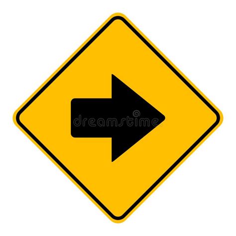 Right arrow and road sign stock vector. Illustration of next - 191394401