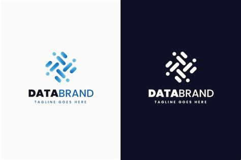 Free Vector | Gradient data logo template