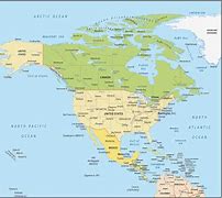 Image result for North America Map with States