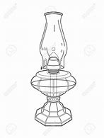 Image result for Oil Lamp Line Art