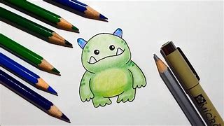 Image result for Easy Cartoon Monster Drawing