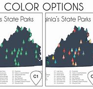 Image result for Map of Virginia State Parks