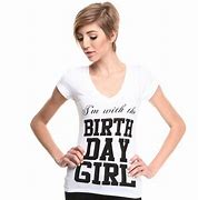 Image result for White and Blue Birthday Shirt Girl