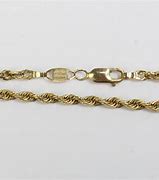 Image result for 14Kt Gold Rope Chain Necklace