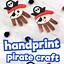 Image result for Pirate Handprint Craft