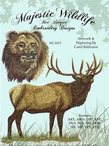 Image result for Wildlife Embroidery Designs