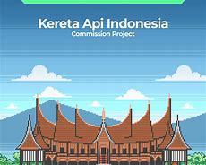 Image result for Kereta API Indonesia Drawing