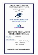 Image result for Ví Dụ Về IMC Plan