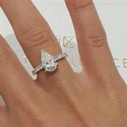 Image result for 2 CT Pear-Shaped Diamond Ring