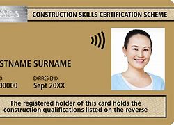 Image result for CSCS Card