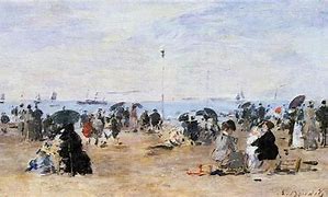 Image result for Eugene Boudin Beach Paintings