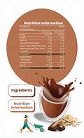 Image result for Oat Milk Nutrition Label