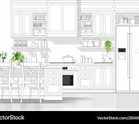 Image result for Modern Kitchen Sketches