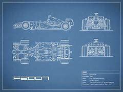 Image result for F1 Car Blueprint Print Off