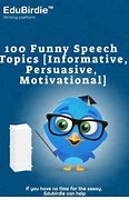 Image result for Funny Speech Ideas