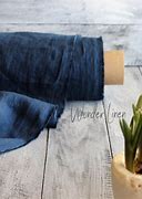 Image result for Navy Blue Linen Upholstery Fabric