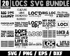 Image result for Locs On Fleek SVG