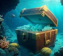 Image result for Underwater Treasure Chest