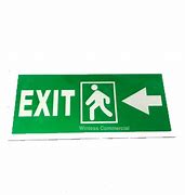 Image result for Exit Safety Sign