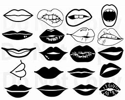 Image result for Emoji Lips SVG