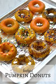 Image result for Baked Pumpkin Donuts