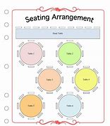 Image result for Free Wedding Seating Arrangement Template