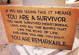 Image result for SA Survivor Quotes