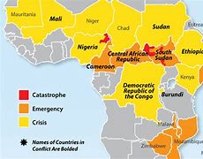 Image result for Food Insecurity Afirca Map