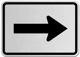 Image result for Right Turn Arrow Sign