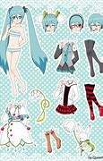 Image result for Paper Doll Template Anime