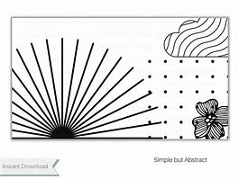 Image result for Black and White Abstract Line Art