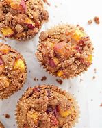 Image result for Cocnut Peach Crumb Muffin