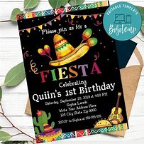 Image result for Fiesta Theme Paper Invitations