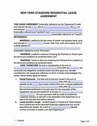 Image result for New York Commercial Lease Template