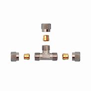 Image result for 4-Way Copper Pipe Fittings