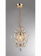 Image result for Acrylic and Gold Chandelier