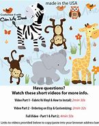 Image result for Jungle Animals Wall Decals