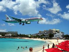 Image result for St. Martin Airport Beach