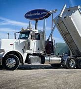 Image result for Peterbilt Dump Truck Blue