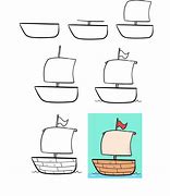 Image result for Boat Sketch Easy